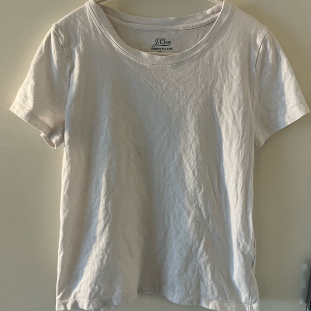 J Crew white cotton T-shirt size XS